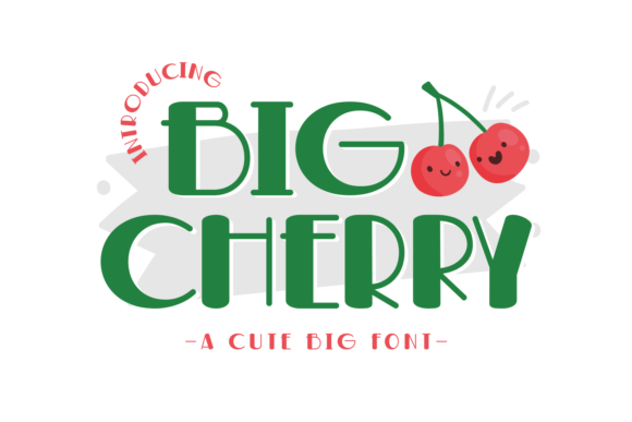 Big Cherry: A Friendly Display Font for Eye-Catching Brand Visuals