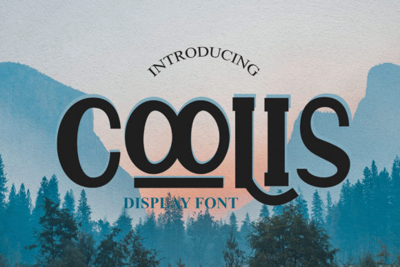 Coolis Font: Bold Display Type for Crafters