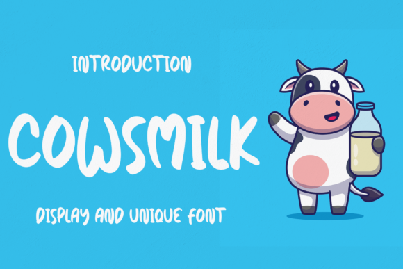 Cowsmilk Font Review for Playful Campaign Design