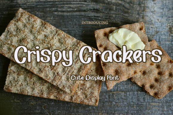 Crispy Crackers Font: A Quirky Display Typeface for Editorial Design