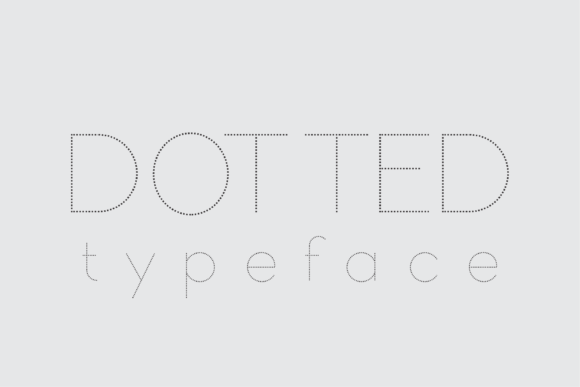 Dotted Font: Minimal Display Type for Small Business Branding