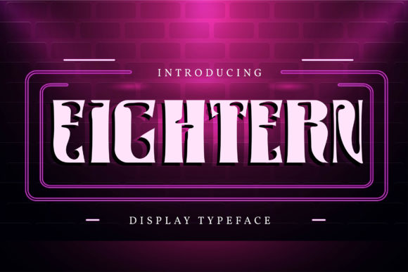 Eightern Display Font for Bold Campaign Visuals
