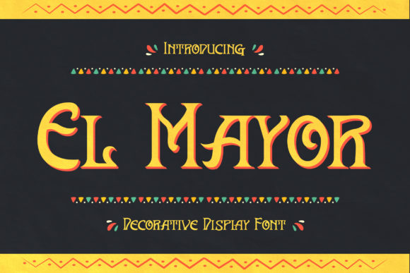El Mayor: A Vintage Display Font for Web Design