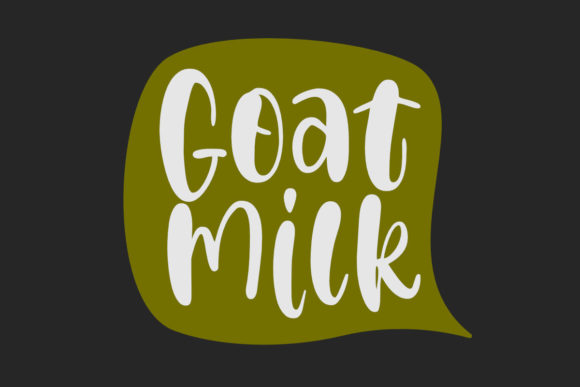 Goat Milk Font: Whimsical Typography for Editorial Design