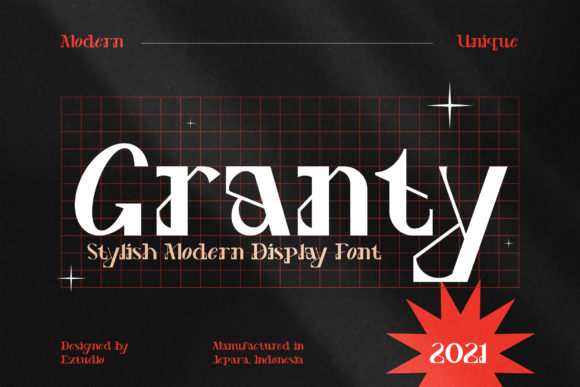 Granty Font: Bold Display Typography for Digital Brands