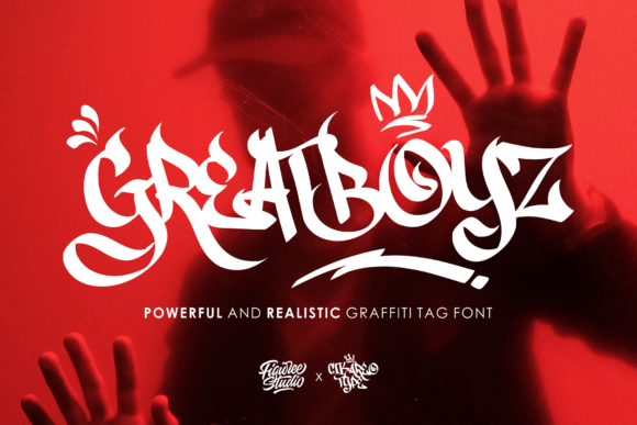 Greatboyz Display Font for Urban Web and Apparel Branding