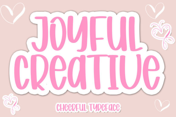 Joyful Creative Font for Chic Editorial Design