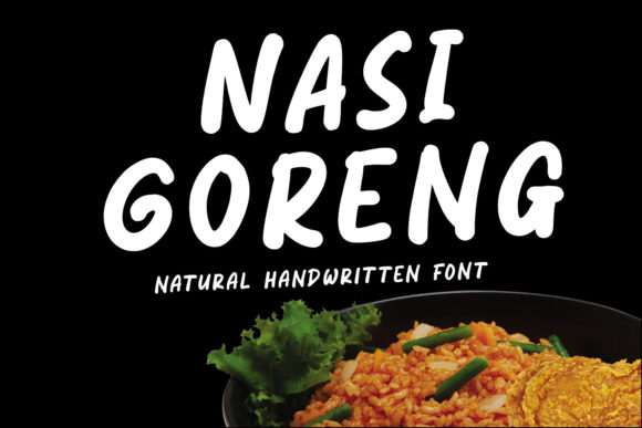 Nasi Goreng Font: Authentic Handwritten Style for Editorial Design