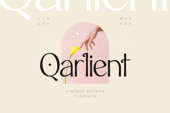 Qarlient Font: Elegant Display Typography for Editorial Design