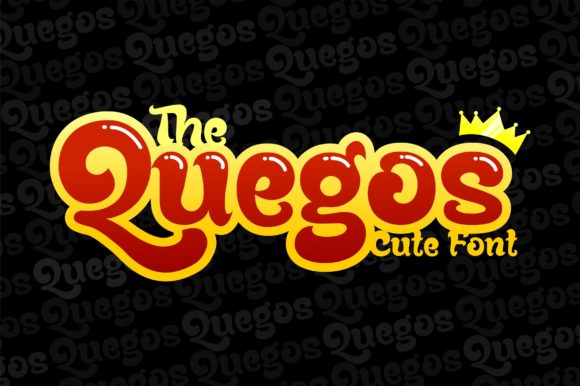Quegos Font: Retro Graffiti Style for Craft Projects