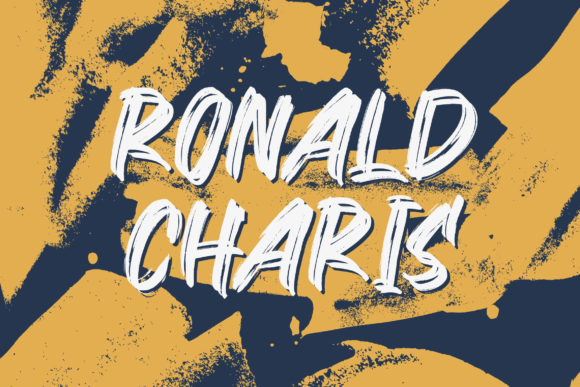 Ronald Charis Font: Brushed Display Style for Business Branding