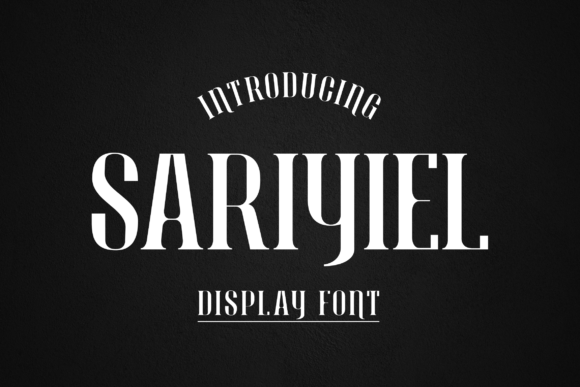 Sariyiel Font: Bold Branding for Small Business