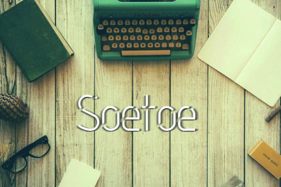 Soetoe Font: A Modern Display Typeface for Branding