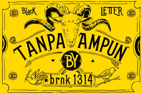 Tanpa Ampun Font: Bold Display Type for High-Impact Campaigns