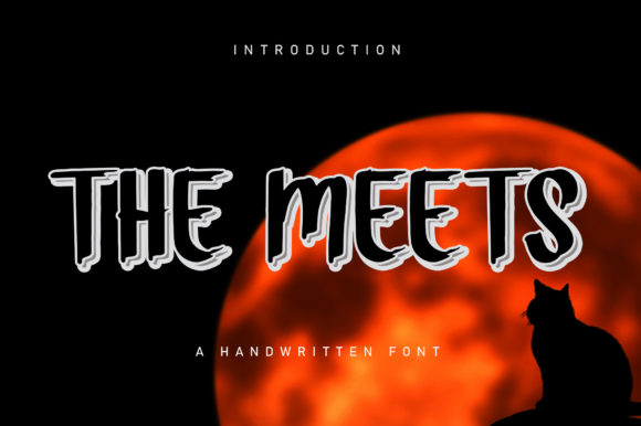 The Meets Font: A Bold Display Typeface for Visual Campaigns