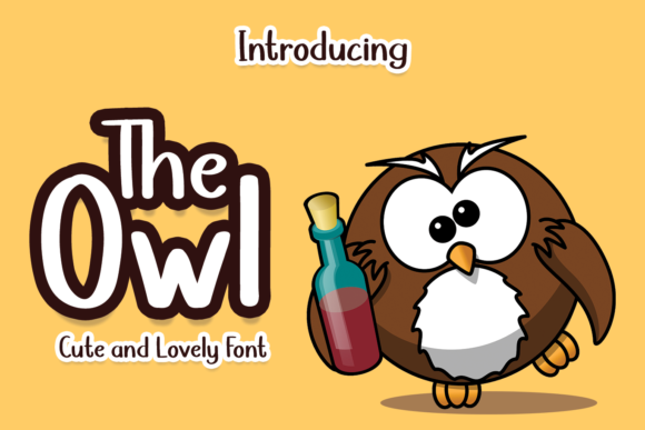 The Owl Font: A Playful Display Typeface for Editorial Design