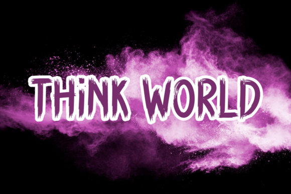 Think World Font: A Friendly Brushed Display for Small Business Branding