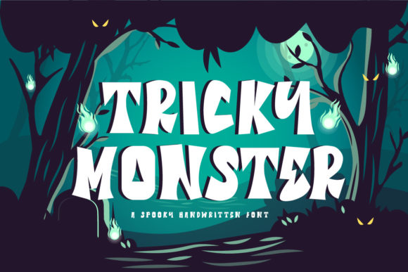 Tricky Monster Font Review for Halloween Campaigns