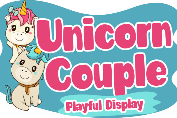 Unicorn Couple Display Font for Campaigns