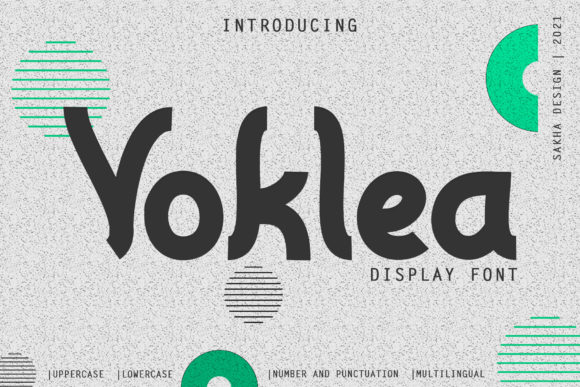 Voklea Font Review: Bold Display Typography for Modern Branding