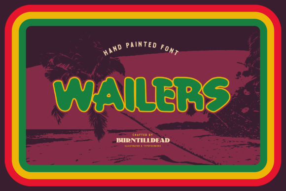Wailers Font for Retro Crafts and Bold Product Labels